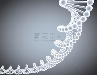灰色背景,脱氧核糖核酸,照明设备,生物科技,水平画幅,形状,绘画插图,科学,生物学,生物化学