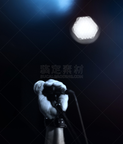 舞台,手,麦克风,特写,拿着,部分,照明设备,流行音乐会,舞台灯光,音乐人