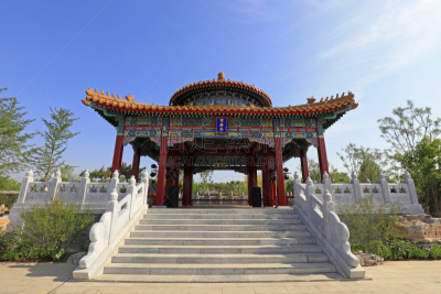 湖,唐山,风景,公园,南,气候,传统,环境,小的,春天