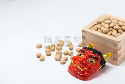 节分,魔鬼,日本,豆,贞德,水平画幅,冬天,无人,成分,面具