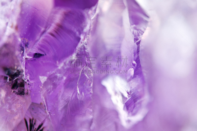 矿物质,自然,紫色,半透明,水晶,紫水晶,抽象,背景聚焦,大特写