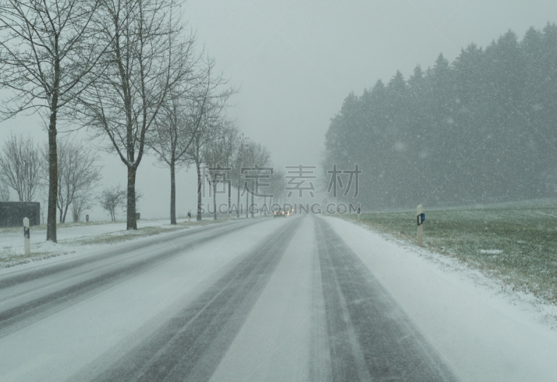 交通,大风雪,危险,冬天,乡村路,路,沥青,汽车,环境,雪