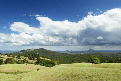 地形,山脉,温室,玻璃房山脉,阳光海岸,自然,天空,美,水平画幅,无人