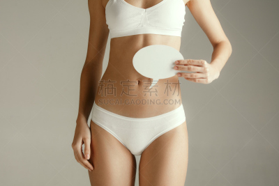 空的,拿着,青年人,标志,符号,卡片,女人,健康保健,贺卡,新陈代谢