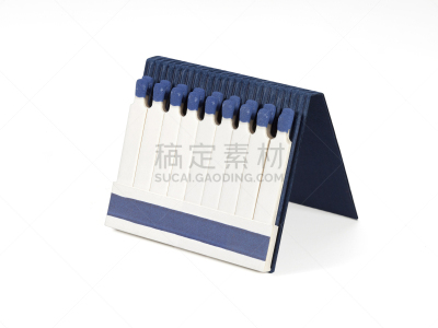 翻盖火柴盒,白色背景,折叠的,水平画幅,木制,无人,蓝色,纸板,易燃品,特写
