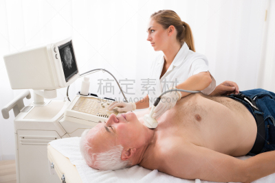 男人,颈,超声波,医学扫描,女人,水平画幅,健康保健