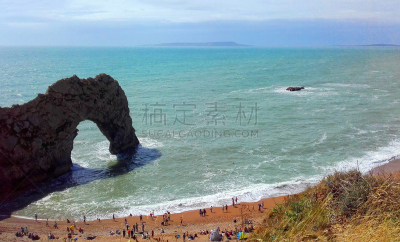 风景,海上象鼻山,高大的,多塞特郡,石灰石,草,户外,自然地理,自然,地质学