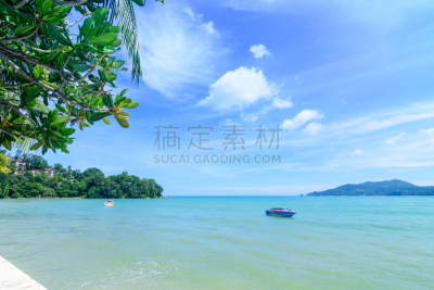 波浪,海滩,自然美,热带气候,泰国,海岸线,岩石,夏天,户外,天空