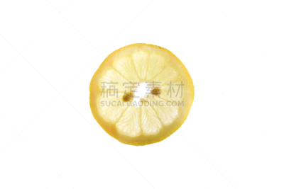 白色背景,柠檬,切片食物,分离着色,一个物体,动物的顶撞行为,水平画幅,绿色,水果,无人