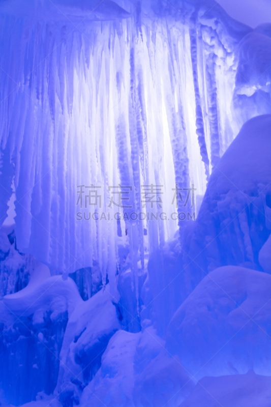 冰,冰柱,城堡,垂直画幅,水,寒冷,雪,冰河,抽象,湿