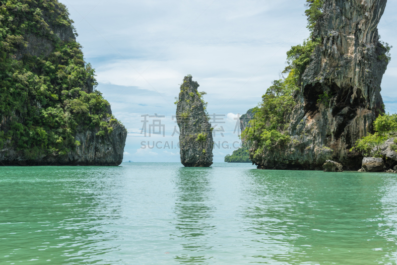 角羚,岛,寇阿相思树,瑶族,自然,水平画幅,无人,夏天,户外,泰国