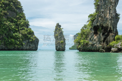 角羚,岛,寇阿相思树,瑶族,自然,水平画幅,无人,夏天,户外,泰国