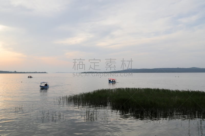 湖,风景,囊,水,天空,美,水平画幅,云,无人,夏天