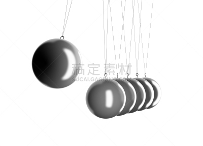 绘画插图,白色,三维图形,钟摆,商务,物理学,牛顿碰撞球,分离着色,球,领导能力