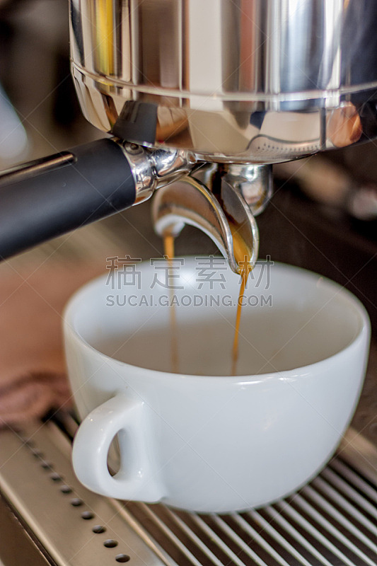 浓咖啡,咖啡机,饮料,热,清新,咖啡杯,杯,卡布奇诺咖啡,现代,设备用品