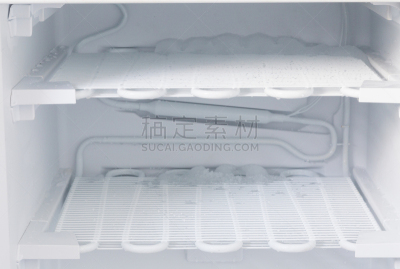 冰柜,干净,冰箱,冷却器,寒冷,水平画幅,冰,霜,冻结的,开着的