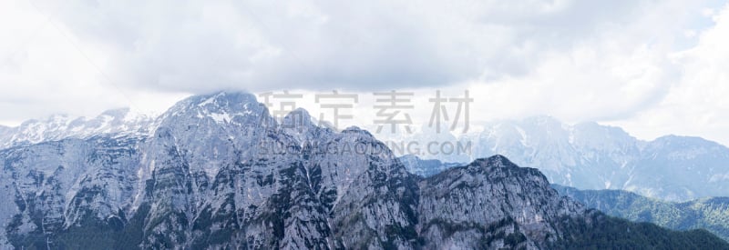 斯洛文尼亚波流卡,斯洛文尼亚,自然,美,寒冷,水平画幅,地形,山,雪,无人