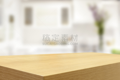 空的,桌子,木制,厨房,背景,运动模糊,褐色,水平画幅,无人,抽油烟机