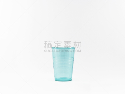 蓝色,白色背景,一次性杯子,分离着色,餐具,古董,水平画幅,无人,家庭生活,塑胶
