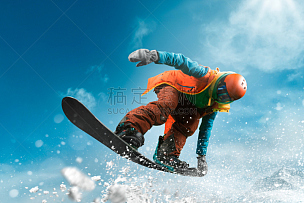 滑雪板,迅速,运动,冬季运动,水平画幅,雪,蓝色,乌克兰,户外,雪板