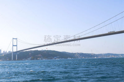 伊斯坦布尔,艺术,水平画幅,云,7月15日烈士桥,无人,户外,都市风景,长软椅,中东