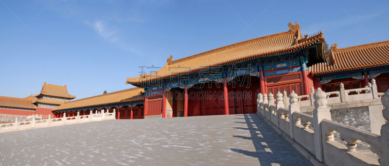 建筑,古老的,狮王,故宫,清朝,中国中东部,度假胜地,艺术,水平画幅,无人