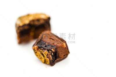 雪花巧克力,布劳甘山,水平画幅,小的,无人,溢价,甜点心,甜食,2015年,品质