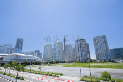 横滨高速铁路,横滨,公寓,摩天大楼,建筑外部,天空,公园,水平画幅,发展,进展