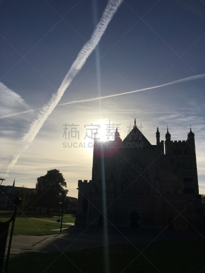 早晨,绿色,五月,2018,垂直画幅,天空,小无花果树,云,地形