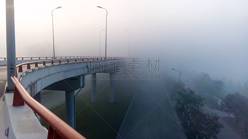 厚的,雾,在活动中,气候,寒冷,交通,环境,天气,中国,自然现象