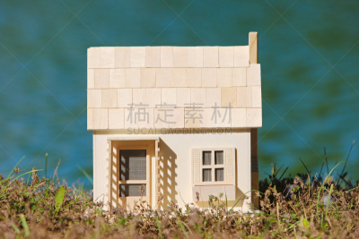 房屋,船,概念,堪萨斯城,分享经济,正门,草,池塘,倒影湖,建筑