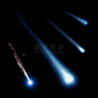 陨石,彗星,青绿色,分离着色,黑色背景,天空,星系,气候,轨道运行,夜晚