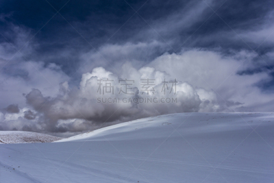 中国,地形,纳木错,山路,高原,水平画幅,极端地形,风化的,雪,无人