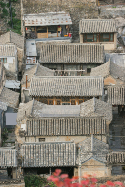 乡村,中国,远古的,北京,特莱,小别墅,郊区,垂直画幅,无人,东亚