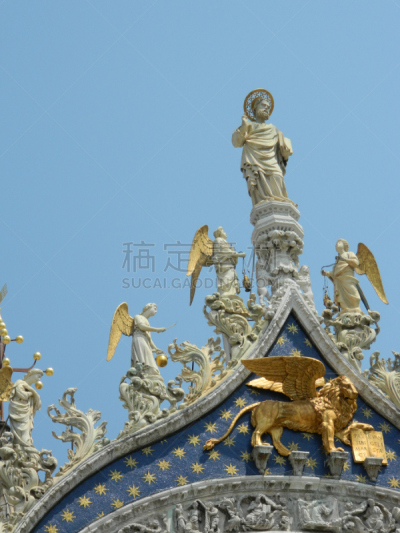 长方形会堂,意大利,威尼斯,贞德,圣马洛,垂直画幅,艺术,旅行者,布希曼族