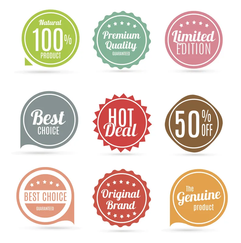 商品 标签 矢量 40 80年代风格复兴 品质 商务 热 百分比号 背景分离 复古风格图片素材下载 稿定素材