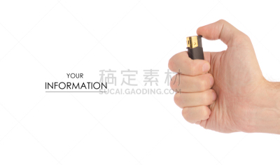 打火机,黑色,式样,手,水平画幅,银色,塑胶,金属,光,特写