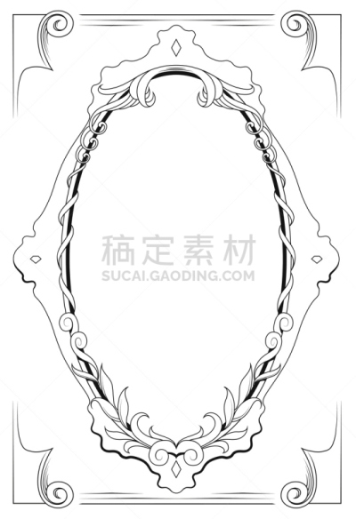 华丽的,边框,垂直画幅,art deco风格,艺术,形状,绘画插图,符号,古老的