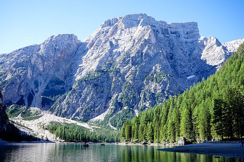 湖,意大利,特伦蒂诺,上阿迪杰,环境保护,著名景点,自然美,松树,河流,岩石
