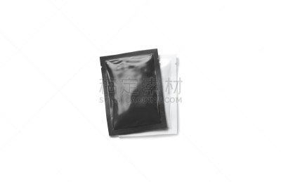 空白的,小包,黑白图片,分离着色,茶,一次性物品,剪贴路径,空的,凝胶包,椒类食物