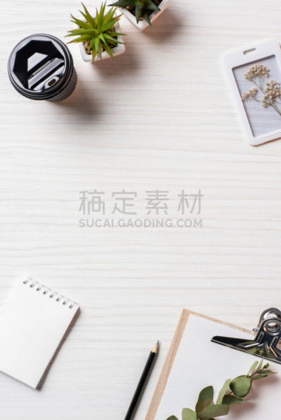 教科书,空的,桌子,办公室,写字板,咖啡杯,空白的,植物群,饮料,垂直画幅