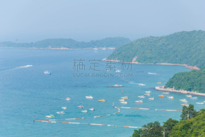 泰国,岛,海洋,视角,网线插头,度假胜地,水平画幅,沙子,夏天,户外