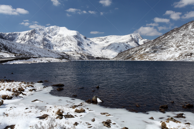 丽因欧湖,莱因半岛,史诺顿山,雪墩山国家公园,斯诺登峰,格温内思郡,水,天空,国家公园,水平画幅