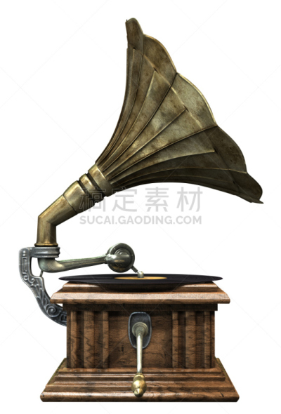 留声机,爱迪生,垂直画幅,古董,进行中,噪声,古老的,黄铜,盒子,过时的