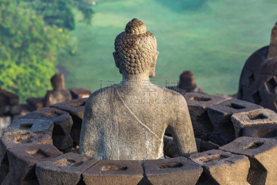 日惹特区,佛,婆罗浮屠塔,墨拉皮火山,拔兰班南庙,婆罗浮屠佛塔遗址,爪哇,佛塔,水平画幅,巴厘岛