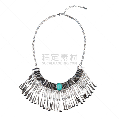 宣言项链,银色,个人随身用品,垂直画幅,美,人造的,新的,宝石,无人,珠宝