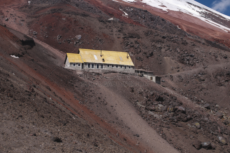 科多巴克西火山,自然,厄瓜多尔,水平画幅,地形,雪,冰河,无人,火山地形,自然地理