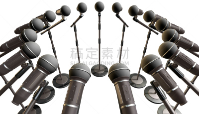 多样,麦克风,噪声,背景分离,塑胶,灰色,圆形,影棚拍摄,公告信息