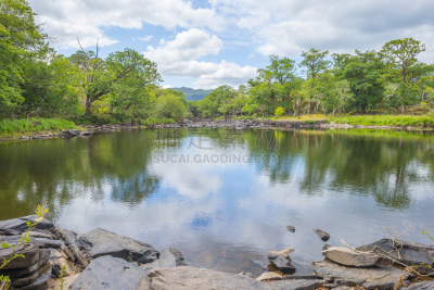 国家公园,夏天,湖,海滩,全景,天空,休闲活动,水平画幅,云,山