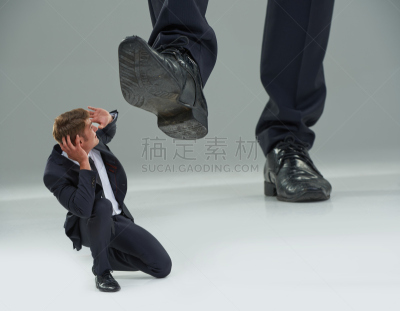 被欺负,男人,青年男人,就业和劳动,公司企业,男性美,人,仅一个男人,跺脚